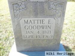 Mattie E Goodwin