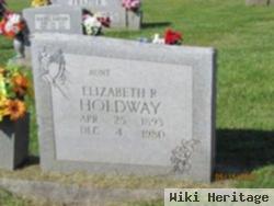 Elizabeth R Holdway