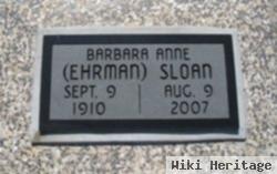 Barbara Anne Ehrman Sloan