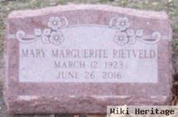 Mary Marguerite "rete" Rietveld