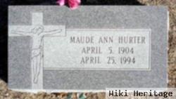 Maude Ann Brown Hurter