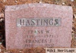 Frances J Hastings