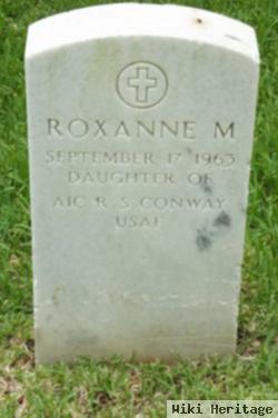 Roxanne M Conway