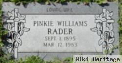 Pinkie Williams Rader