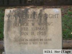 Minnie Lee Wright Waring