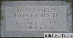 Joyce Langley Bales Forrester