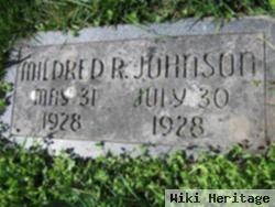 Mildred R Johnson