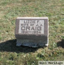 Elizabeth Frances "lizzie" Cooper Craig