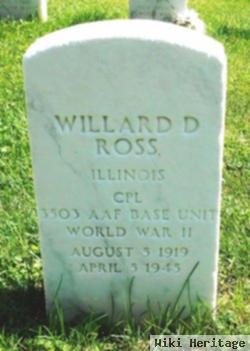 Corp Willard D. Ross