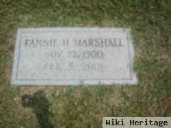 Fannie H Marshall