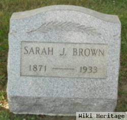 Sarah A Brown