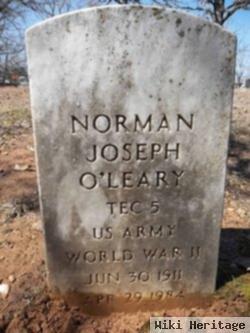 Norman Joseph O'leary