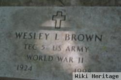 Wesley L Brown