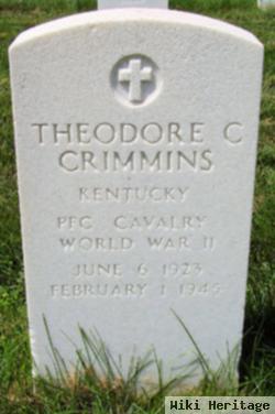 Pfc Theodore C Crimmins