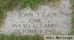 Pfc John Joseph Cain