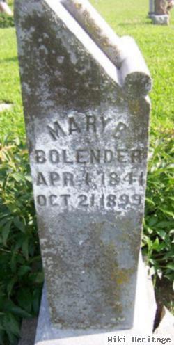 Mary B Bagby Bolender