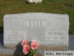 William Thomas "tommy" Rule