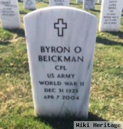 Byron O Beickman