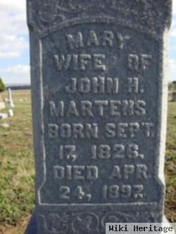 Mary A. Shoemaker Martens