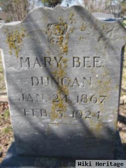 Mary Buchanan "bee" Clark Duncan