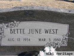 Bette June West