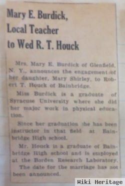 Mary Shirley Burdick Houck