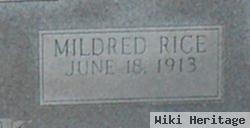 Mildred Rice Eddins