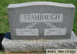 Mary E Stambaugh