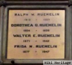 Walter E Ruemelin