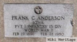 Frank C Anderson