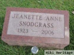 Jeanette Anne Funk Snodgrass