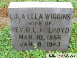 Lula Ella Wiggins Holroyd