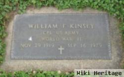 William F Kinsey