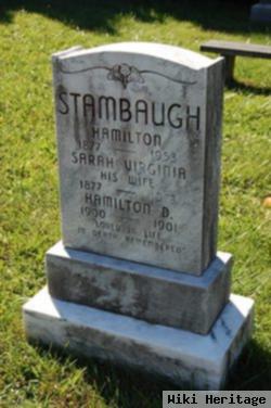 Hamilton D Stambaugh