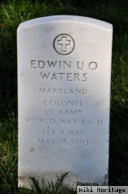 Col Edwin U O Waters