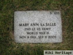 Mary Ann Linville La Salle