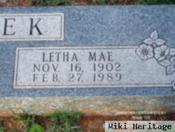 Letha Mae Isham Meek