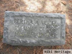 Bertha A Vogel