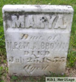 Mary A Brown