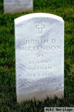 Judith D Mcclendon