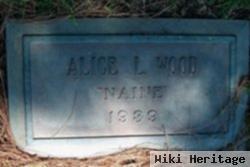 Alice L "naine" Wood