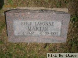 Effie Lavonne Pike Martin