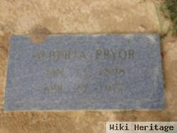 Alberta Pryor