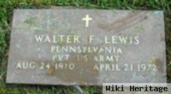 Walter F Lewis