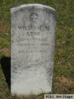 William M Kerr