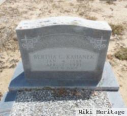 Bertha C Kahanek