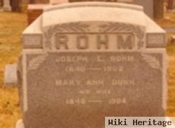 Mary Ann Dunn Rohm