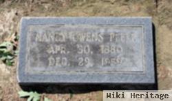 Nancy Elizabeth "nannie" Owens Peele