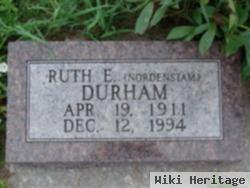 Ruth E Nordenstam Durham
