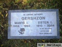 Manya I. Gershzon